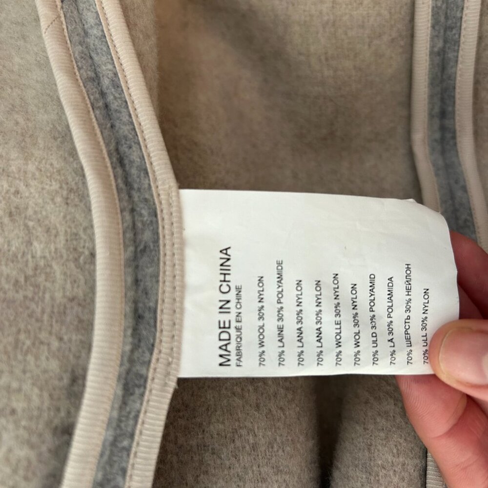 Club Monaco Wool wrap coat - Picture 3 of 10